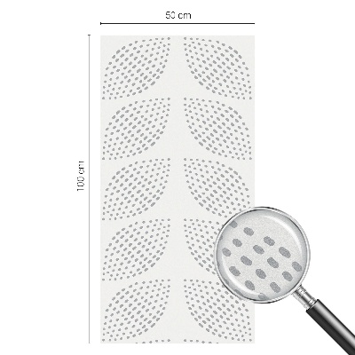 Frostfilm med dekorativt mönster Prickiga blad