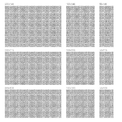 Fönsterfilm med mosaikmönster Geometrisk elegans