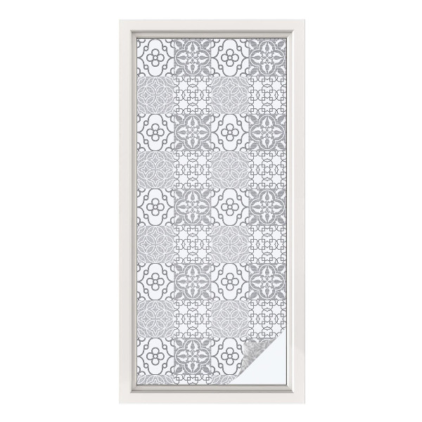 Dekorplast till fönster mosaik Klassiska mönster