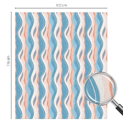 Dekorplast till fönster mosaik Vågig rytm