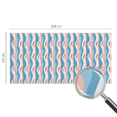 Dekorplast till fönster mosaik Vågig rytm