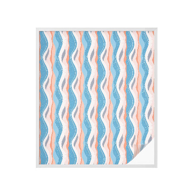 Dekorplast till fönster mosaik Vågig rytm