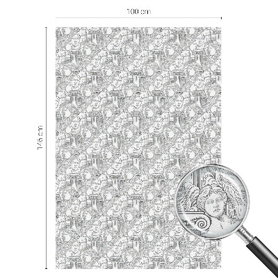 Fönsterfilm med mosaikmönster Klassiska porträtt