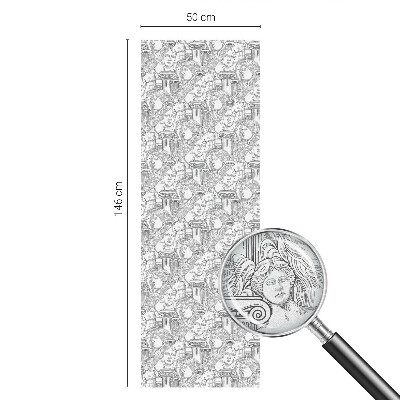 Fönsterfilm med mosaikmönster Klassiska porträtt