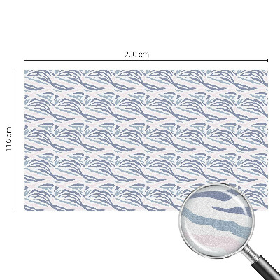 Frostfilm med dekorativt mönster Zebramönster