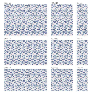 Frostfilm med dekorativt mönster Zebramönster