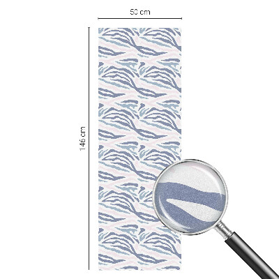Frostfilm med dekorativt mönster Zebramönster