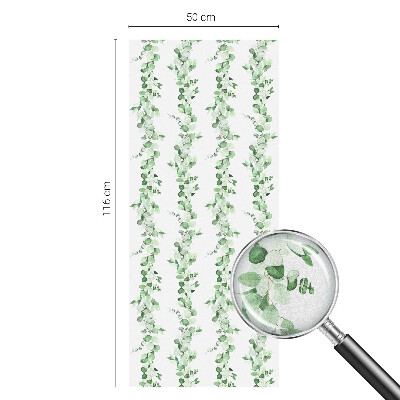 Solfilm fönster insynsskydd Gröna girlanger