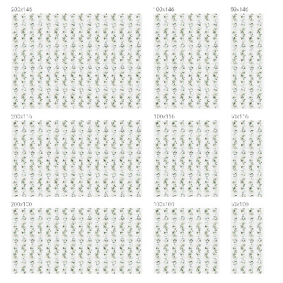 Frostad fönsterfilm med färgat mönster Växtberlock