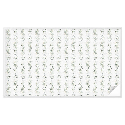 Frostad fönsterfilm med färgat mönster Växtberlock