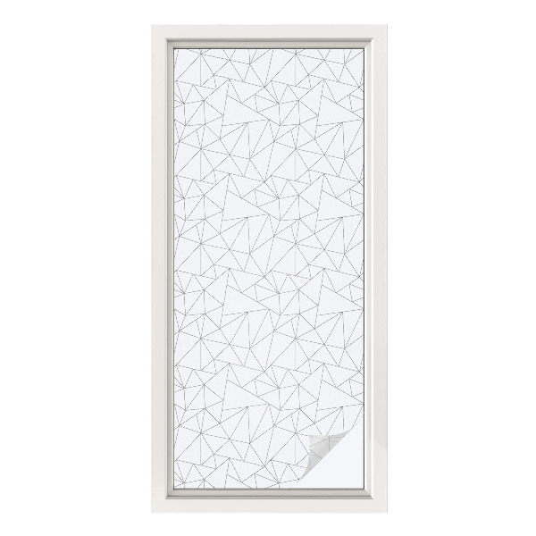 Dekorplast till fönster mosaik Geometriska mönster