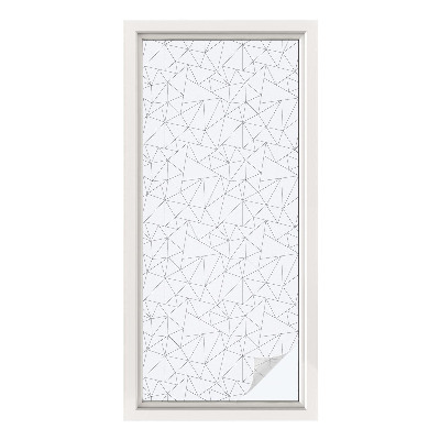 Dekorplast till fönster mosaik Geometriska mönster