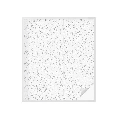 Dekorplast till fönster mosaik Geometriska mönster