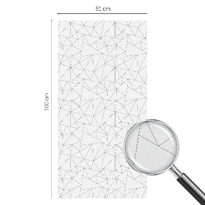 Dekorplast till fönster mosaik Geometriska mönster