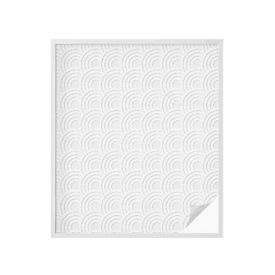 Frostad fönsterfilm med färgat mönster Grå valv