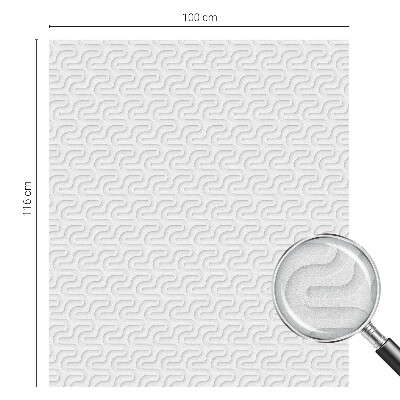 Frostfilm med dekorativt mönster Minimalistisk design