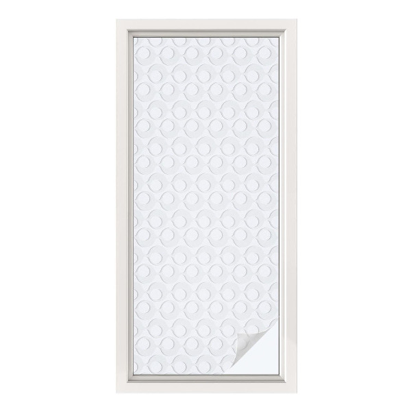 Solfilm fönster insynsskydd Geometriska former