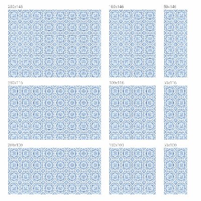 Frostad fönsterfilm med färgat mönster Blommiga ornament