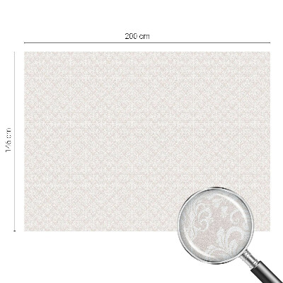 Frostfilm med dekorativt mönster Växtprydnad