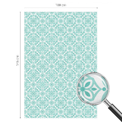 Fönsterfilm med mosaikmönster Klassiskt mönster