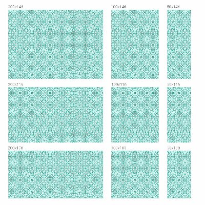 Fönsterfilm med mosaikmönster Klassiskt mönster