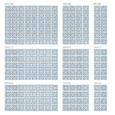 Solfilm fönster insynsskydd Blommiga ornament