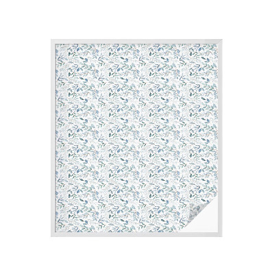 Frostfilm med dekorativt mönster Idylliska löv