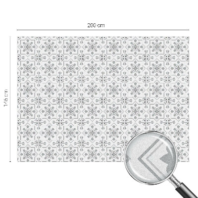 Dekorplast till fönster mosaik Symmetriska ornament