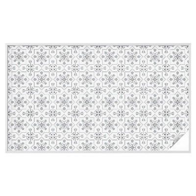 Dekorplast till fönster mosaik Symmetriska ornament