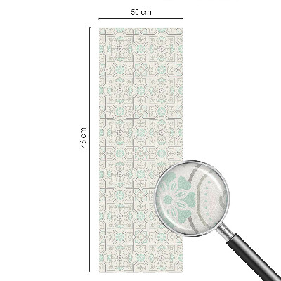 Solfilm fönster insynsskydd Blommiga plattor