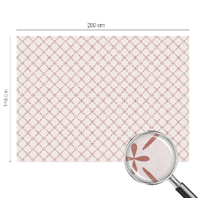 Dekorplast till fönster mosaik Blommönster