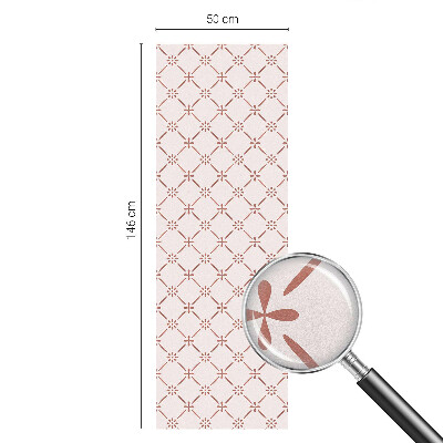 Dekorplast till fönster mosaik Blommönster