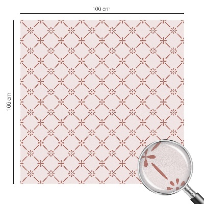 Dekorplast till fönster mosaik Blommönster