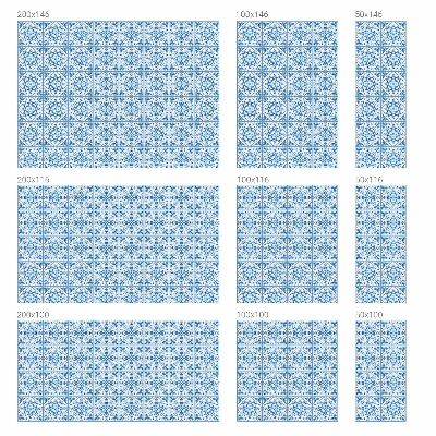 Dekorplast till fönster mosaik Blommiga ornament