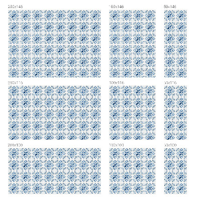 Fönsterfilm med mosaikmönster Klassisk elegans