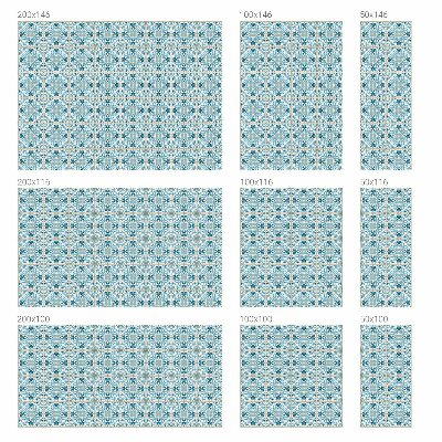 Frostad fönsterfilm med färgat mönster Blommiga plattor