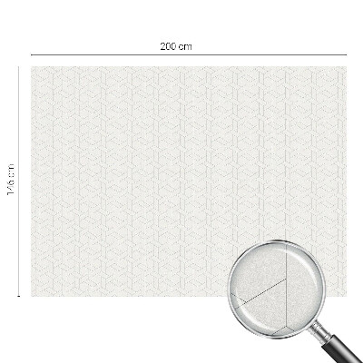 Solfilm fönster insynsskydd Geometrisk fläta