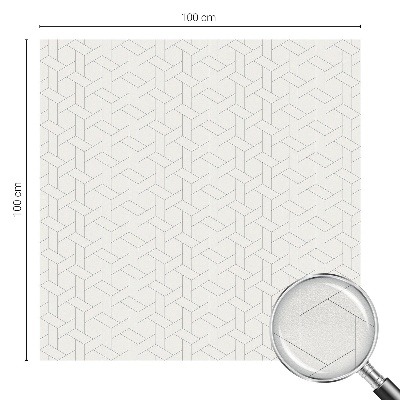 Solfilm fönster insynsskydd Geometrisk fläta