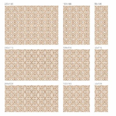 Fönsterfilm med mosaikmönster Klassisk prydnad