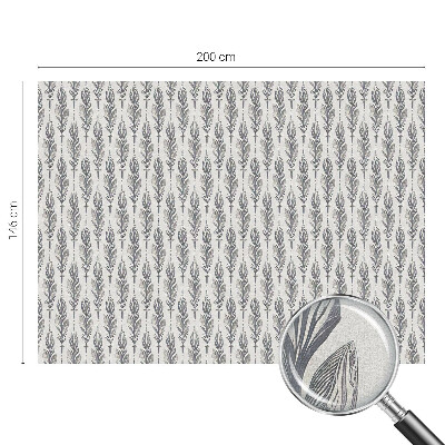 Dekorplast till fönster mosaik Eleganta fjädrar