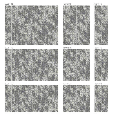 Frostfilm med dekorativt mönster Sicksackmönster