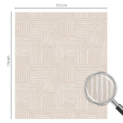 Fönsterfilm med mosaikmönster Geometriskt mönster