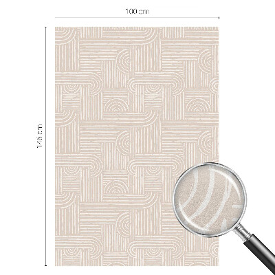 Fönsterfilm med mosaikmönster Geometriskt mönster