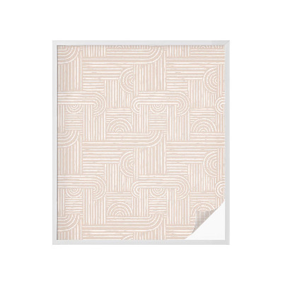 Fönsterfilm med mosaikmönster Geometriskt mönster