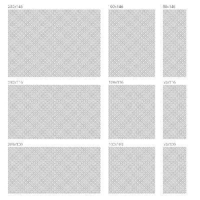 Frostfilm med dekorativt mönster Geometriskt motiv