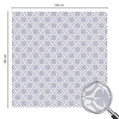 Solfilm fönster insynsskydd Lila symmetri