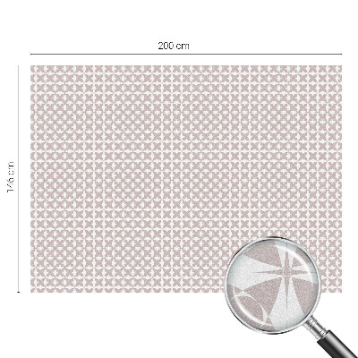 Frostfilm med dekorativt mönster Harmonins geometri