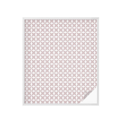 Frostfilm med dekorativt mönster Harmonins geometri