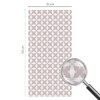 Frostfilm med dekorativt mönster Harmonins geometri