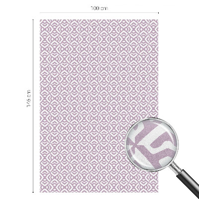 Dekorplast till fönster mosaik Lila former